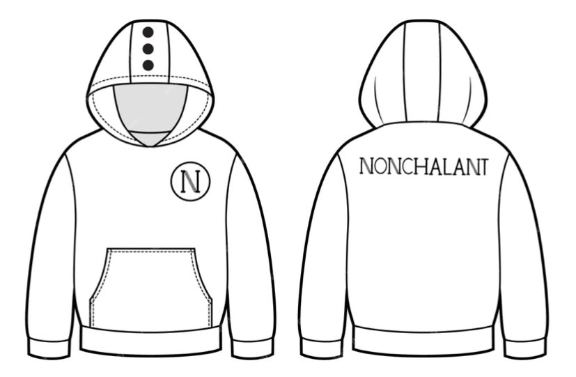 NONCHALANT LOGO HOODIE