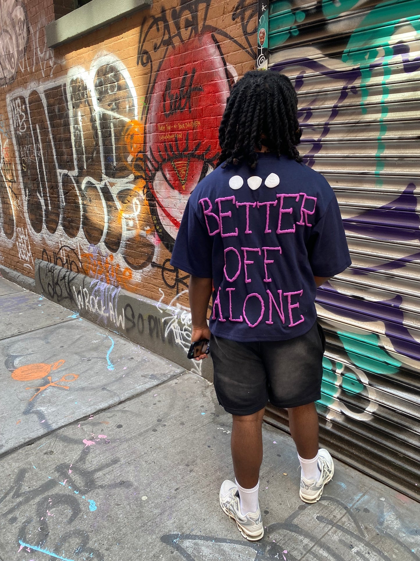 NONCHALANT BETTER OFF ALONE TEE