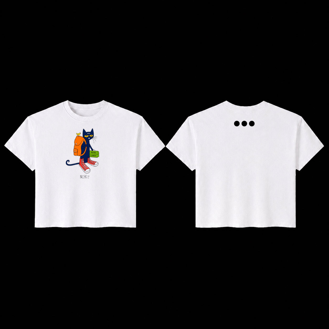 Pete the nonchalant cat tee