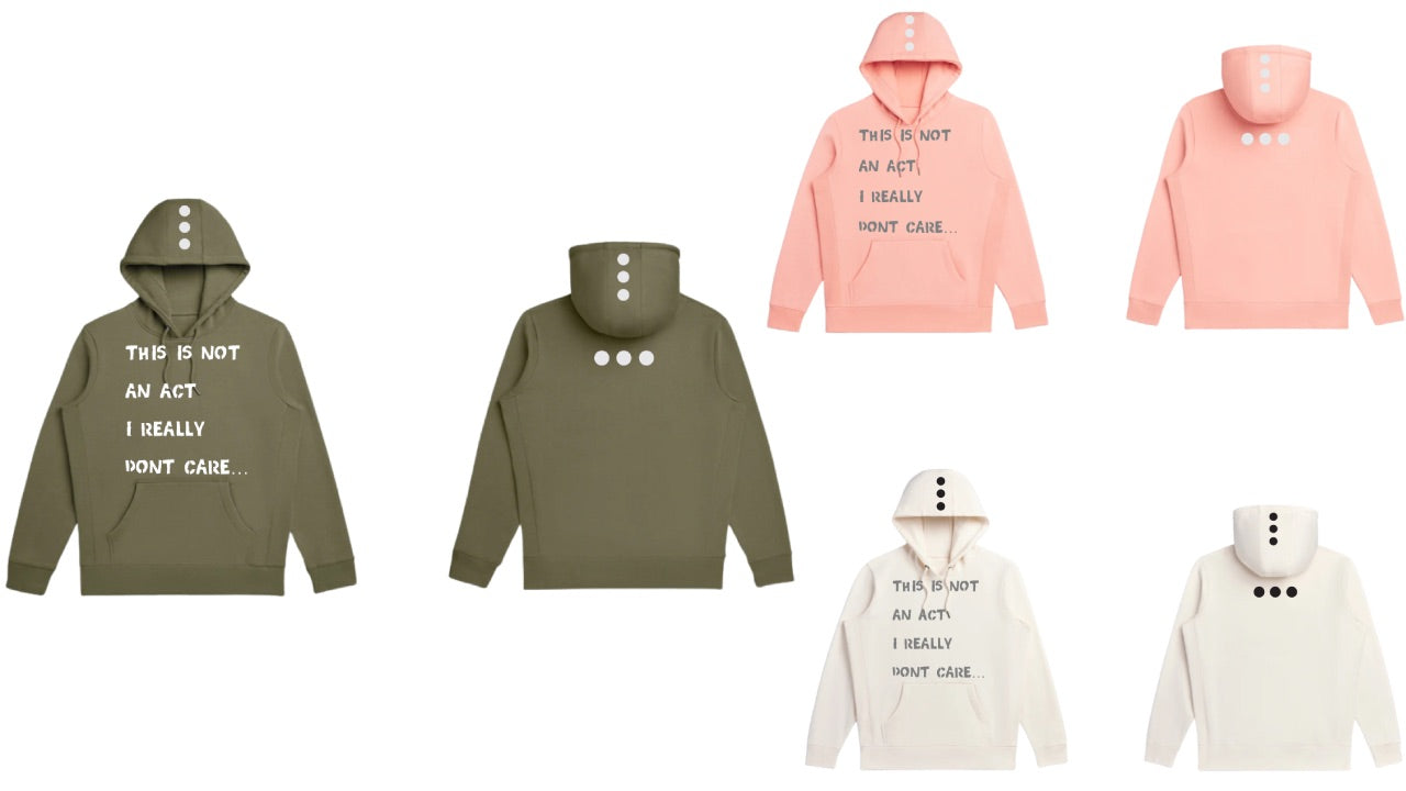 NONCHALANT "DONT CARE" HOODIE