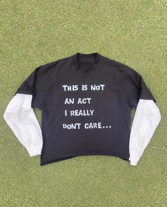 NONCHALANT "DONT CARE" LONG SLEEVE THERMAL