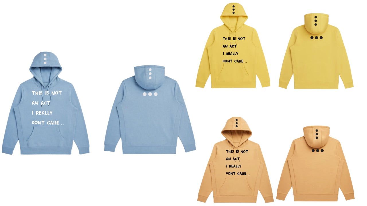 NONCHALANT "DONT CARE" HOODIE